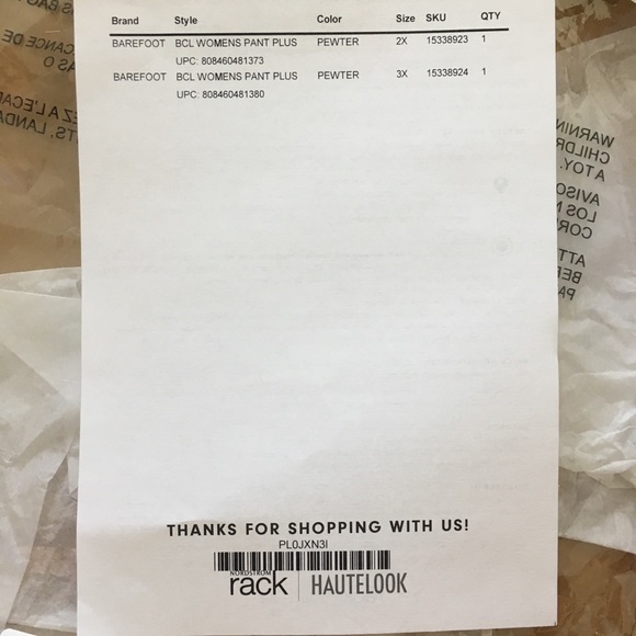 Barefoot Dreams Cozy Chic Lite Sweatpants 3X NWT - Picture 7 of 7